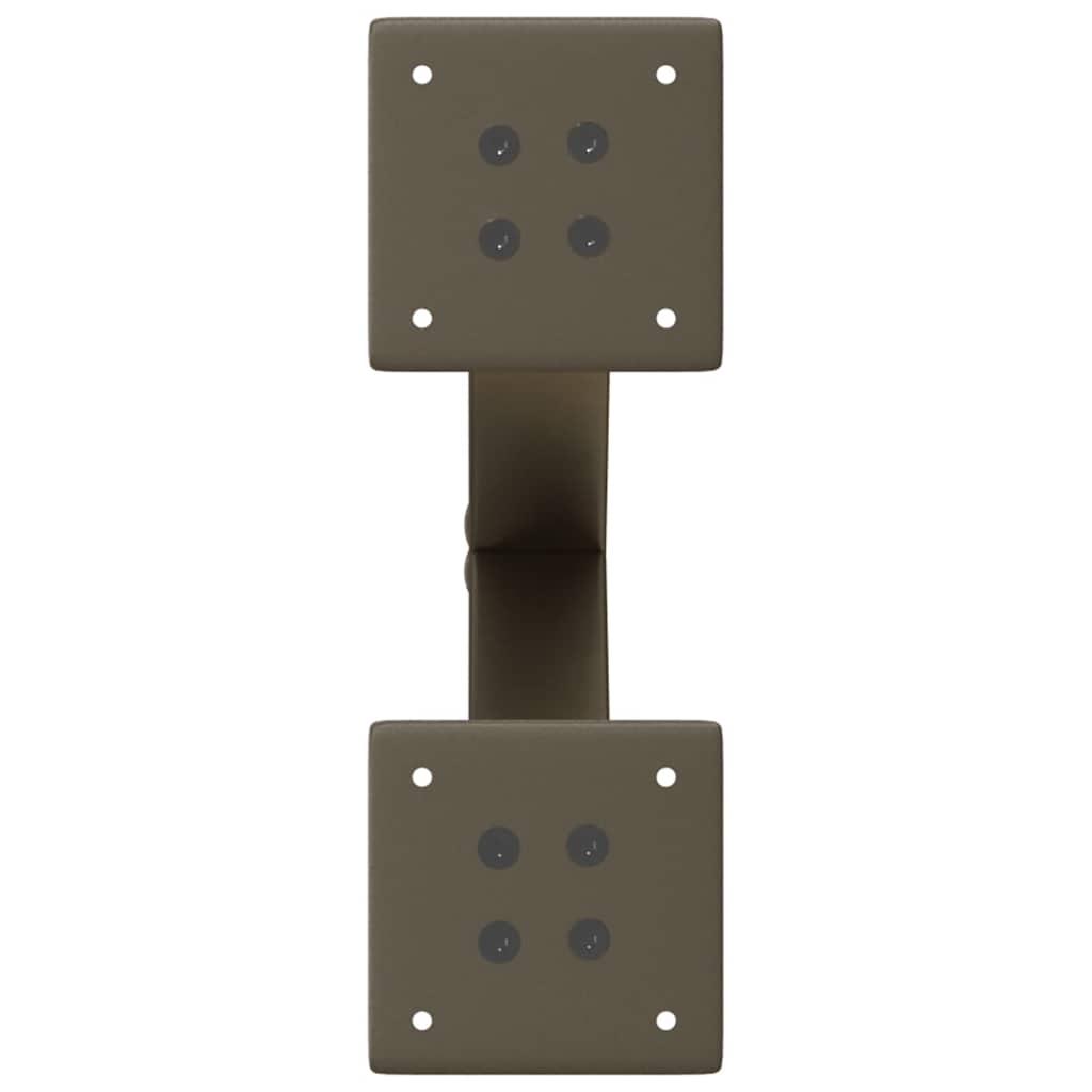 Gambe per Tavolino da Caffè a Forma di X 2 pz Acciaio Naturale 37x(30-31) cm Acciaio - homemem39