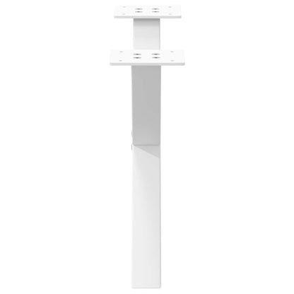 Gambe per Tavolino da Caffè forma X 2 pz Bianche 60x(30-31) cm
