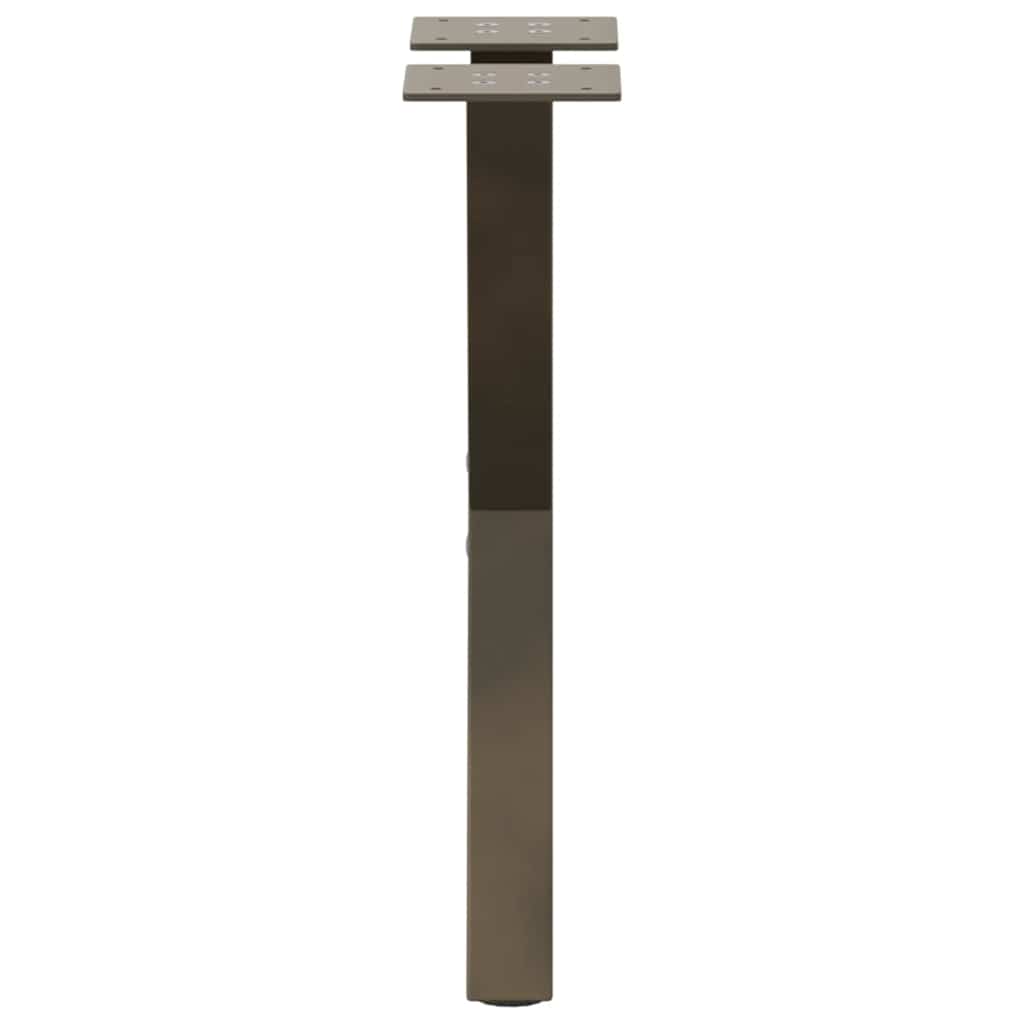 Gambe per Tavolino da Caffè forma X 2 pz Naturale 28x(42-43) cm