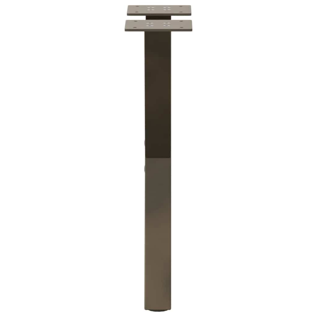 Gambe per Tavolino da Caffè forma X 2 pz Naturale 38x(42-43) cm