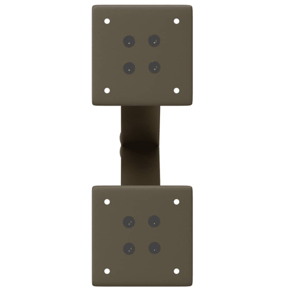 Gambe per Tavolino da Caffè forma X 2 pz Naturale 38x(42-43) cm