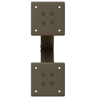 Gambe per Tavolino da Caffè forma X 2 pz Naturale 38x(42-43) cm
