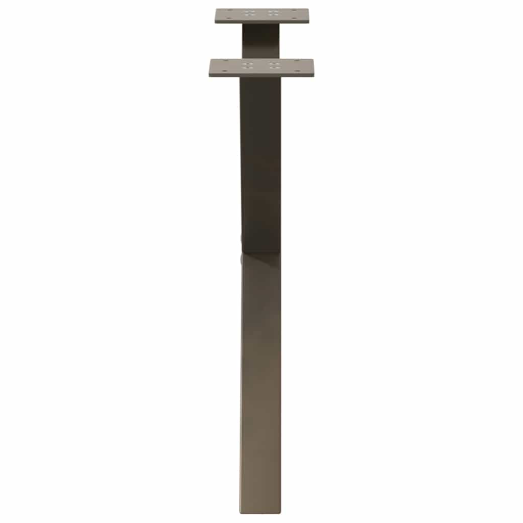 Gambe per Tavolino da Caffè forma X 2 pz Naturale 60x(42-43) cm