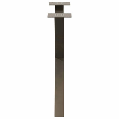 Gambe per Tavolino da Caffè forma X 2 pz Naturale 60x(42-43) cm