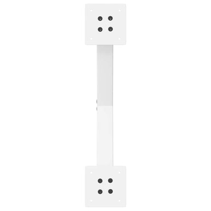 Gambe per tavolo da pranzo forma X 2 pz bianche 50x(72-73) cm