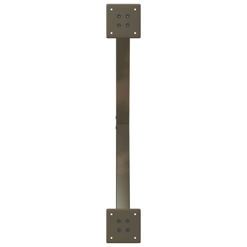 Gambe per tavolo da pranzo forma X 2 pz naturale 80x(72-73) cm
