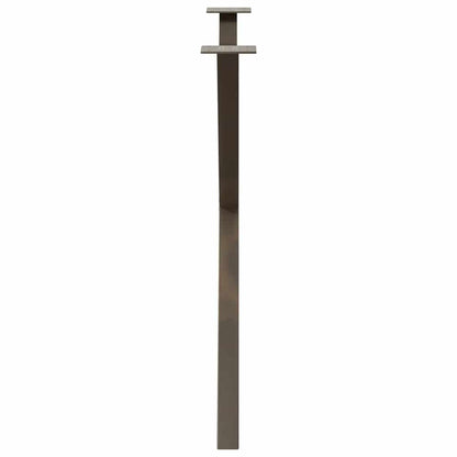 Gambe per tavolo da pranzo forma X 2 pz naturale 90x(72-73) cm
