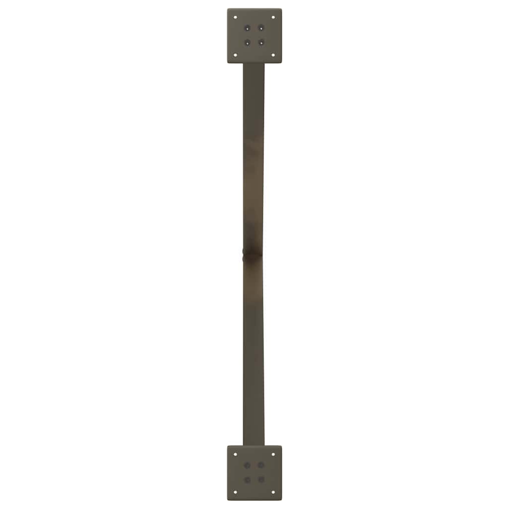 Gambe per tavolo da pranzo forma X 2 pz naturale 90x(72-73) cm