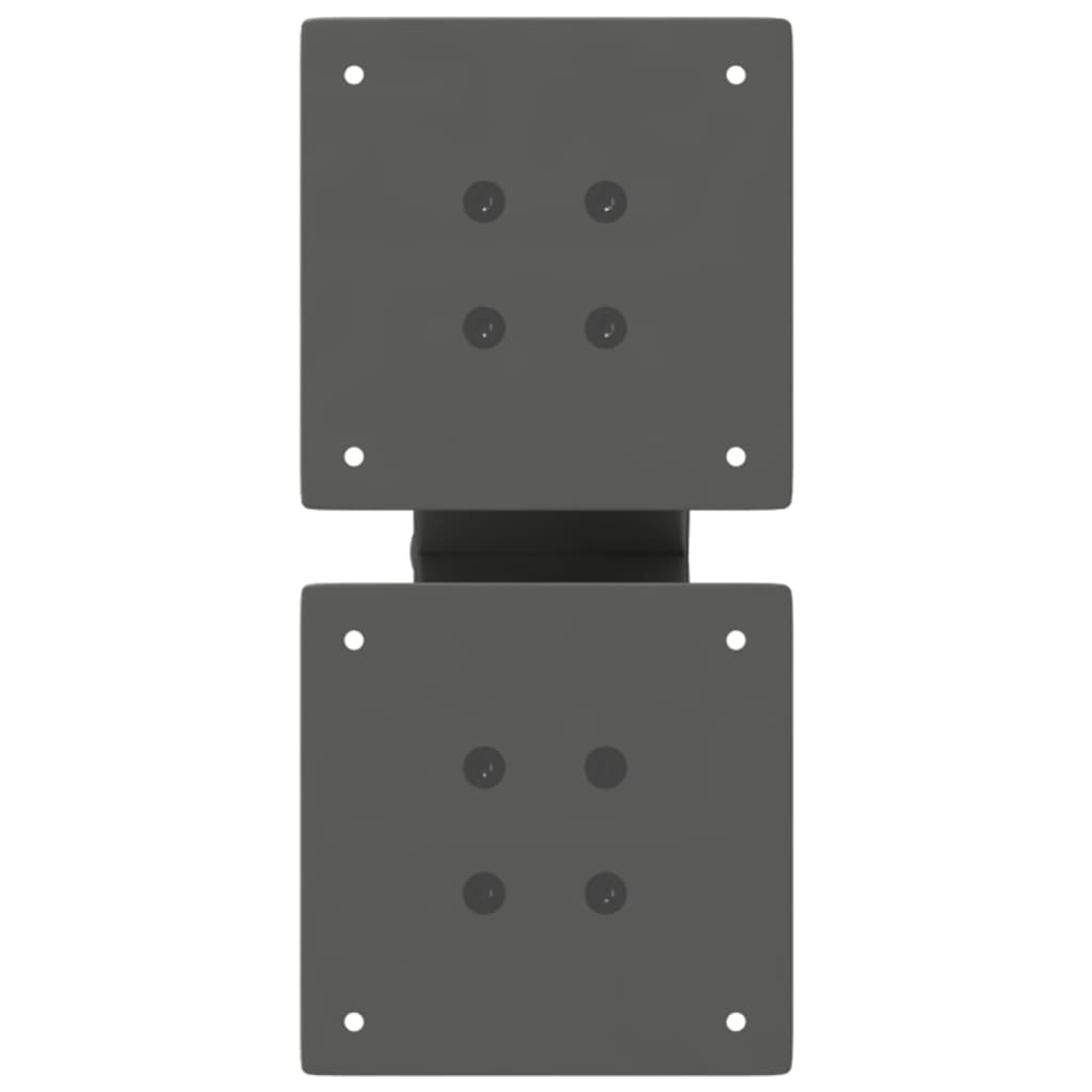 Gambe per Tavolino da Caffè forma X 2 pz Antracite 30x(30-31)cm