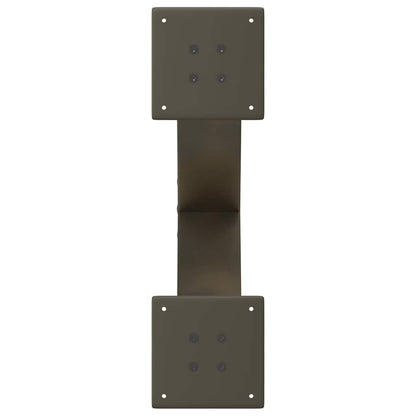 Gambe per Tavolino da Caffè forma X 2 pz Naturale 60x(30-31) cm