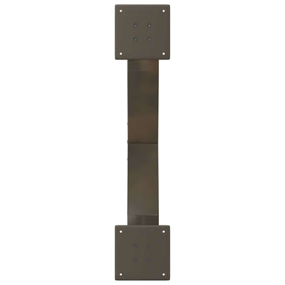 Gambe per Tavolino da Caffè a Forma di X 2 pz Acciaio Naturale 70x(30-31) cm Acciaio - homemem39