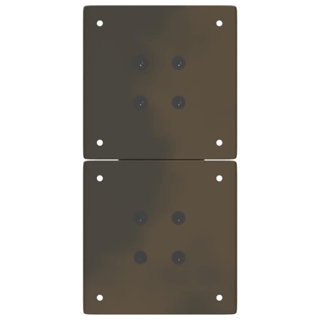 Gambe per Tavolino da Caffè forma X 2 pz Naturale 28x(42-43) cm