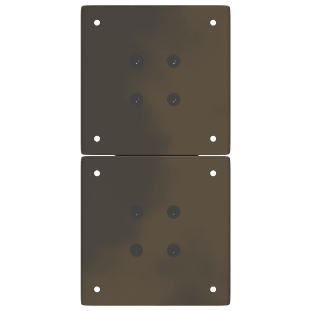 Gambe per Tavolino da Caffè forma X 2 pz Naturale 38x(42-43) cm