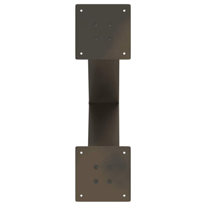 Gambe per Tavolino da Caffè forma X 2 pz Naturale 50x(42-43) cm
