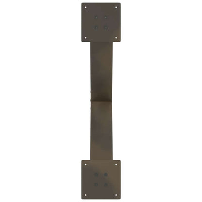 Gambe per Tavolino da Caffè forma X 2 pz Naturale 70x(42-43) cm
