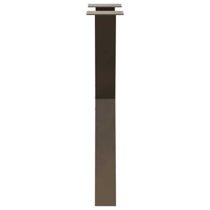 Gambe per tavolo da pranzo forma X 2 pz naturale 60x(72-73) cm
