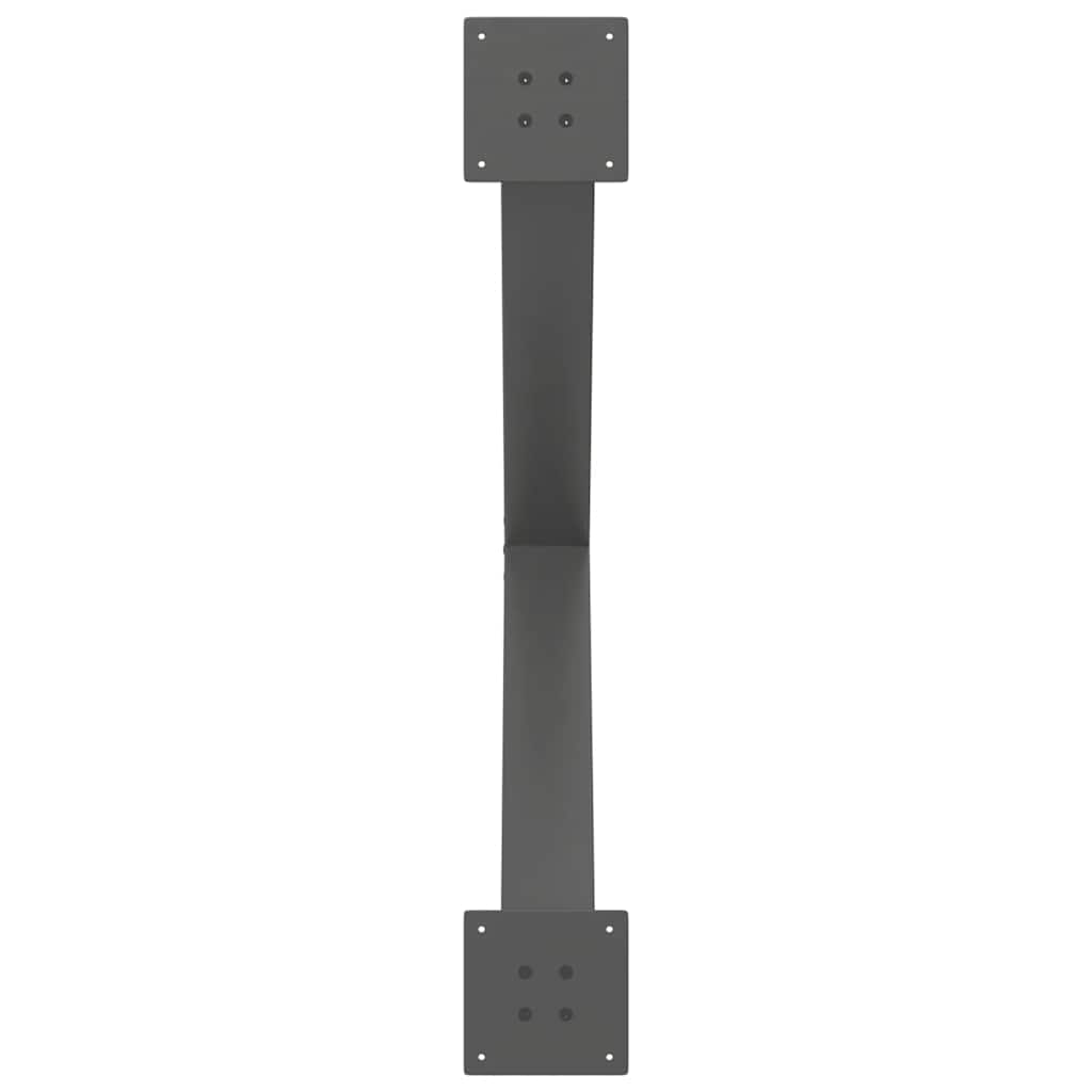 Gambe per tavolo da pranzo forma X 2 pz 90x(72-73)