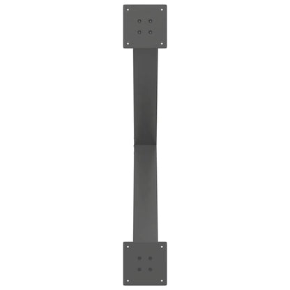 Gambe per tavolo da pranzo forma X 2 pz 90x(72-73)