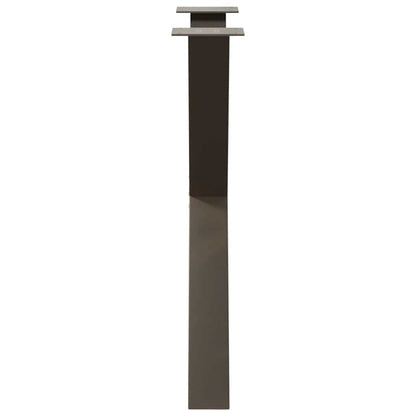 Gambe per tavolo da pranzo forma X 3 pz naturale 70x(72-73) cm