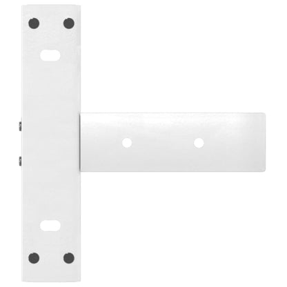 Gambe per Tavolo Consolle forma T 2 pz Bianche 38x25x(72-73) cm