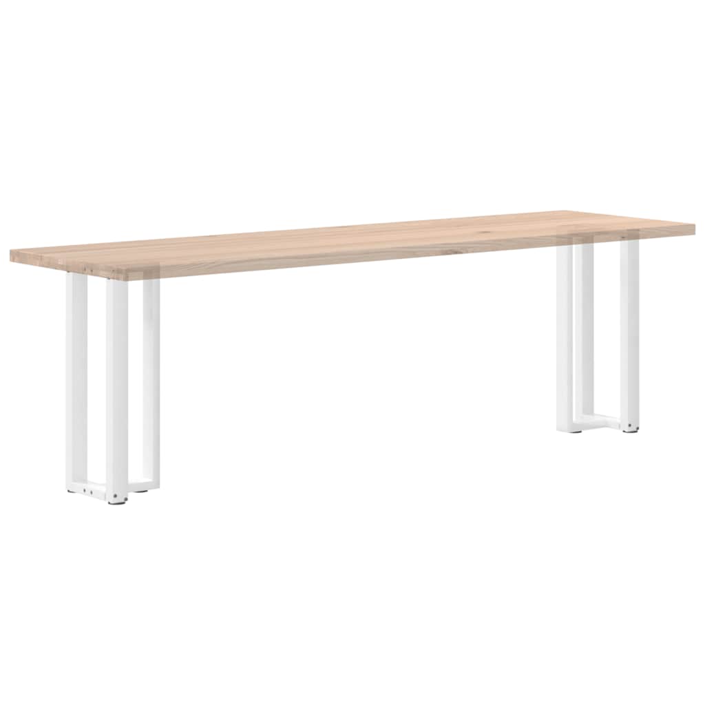 Gambe per Tavolo Consolle forma T 2 pz Bianche 38x25x(72-73) cm