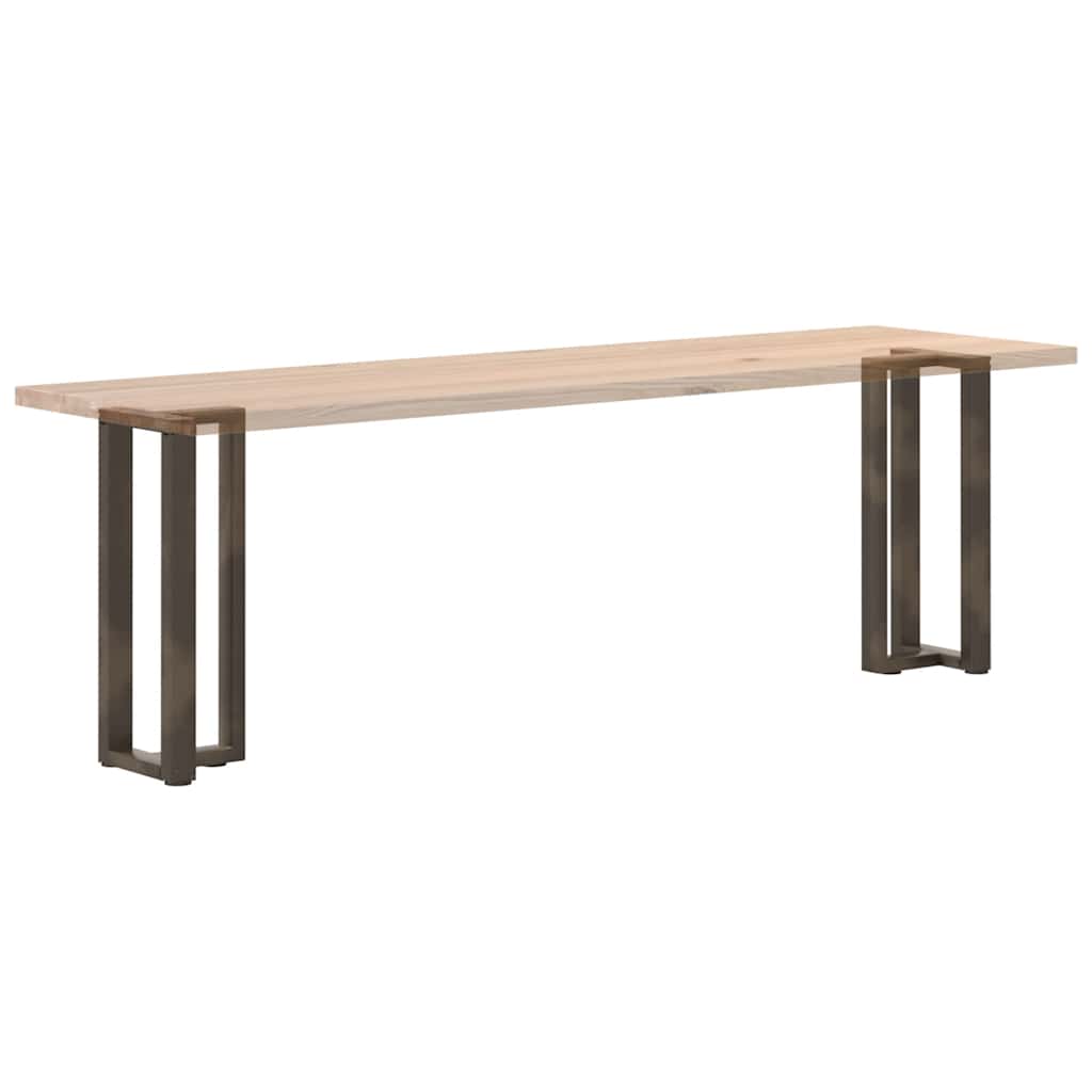 Gambe per Tavolo Consolle forma T 2 pz Nere 38x25x(72-73) cm