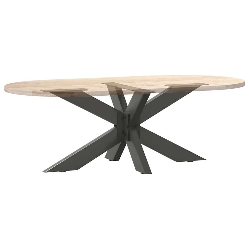 Gamba per tavolino da caffè a ragno antracite 98x58x(42-43) cm