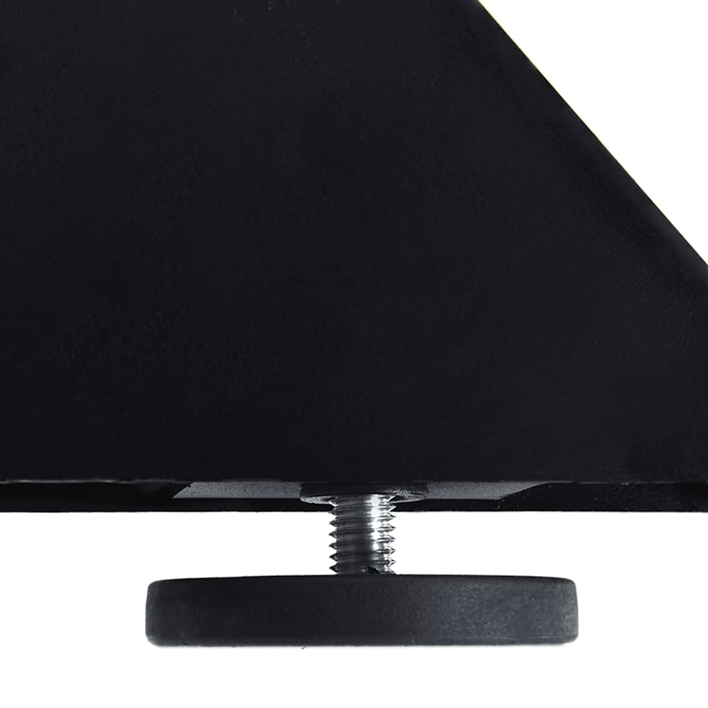 Gamba per Tavolo da Pranzo a Forma di Ragno Nero 150x78x(72-73) cm Acciaio | homemem39