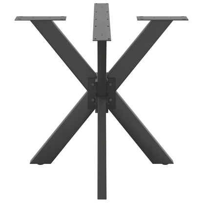 Gamba per Tavolo da Pranzo a Ragno Antracite 85x85x(72-73) cm