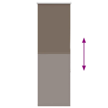 Tenda a Rullo Oscurante 55x130 cm Larghezza Tessuto 50,7 cm | homemem39
