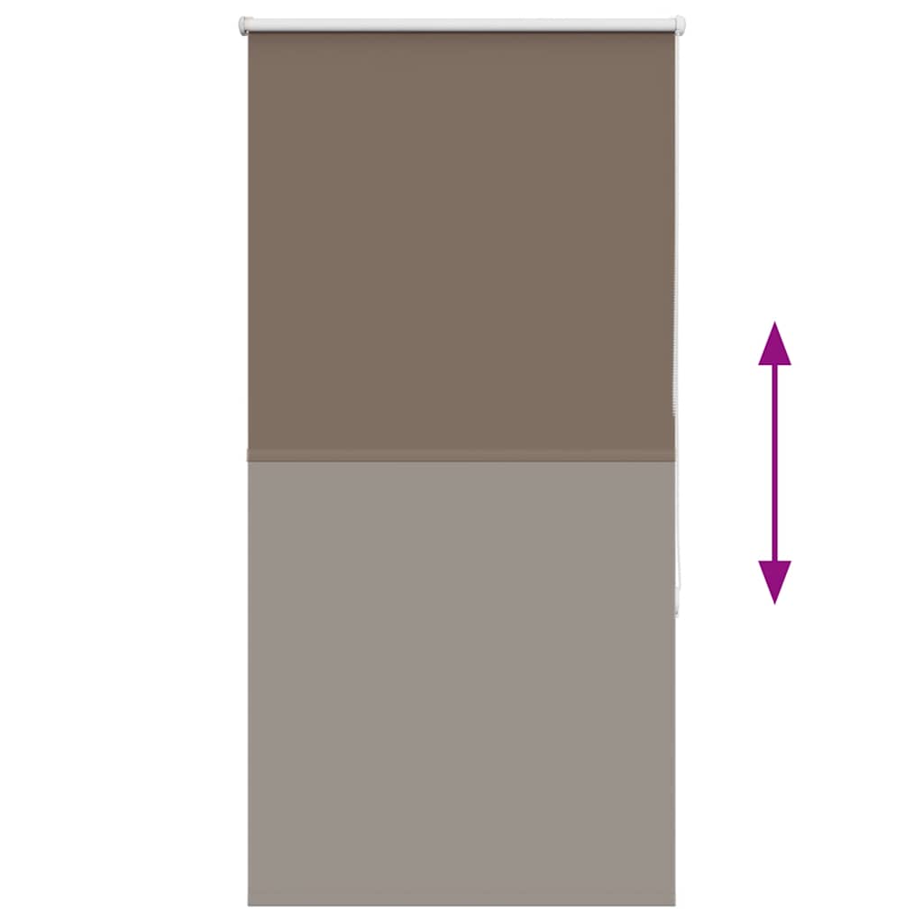 Tenda a Rullo Oscurante 75x130 cm Larghezza Tessuto 70,7 cm