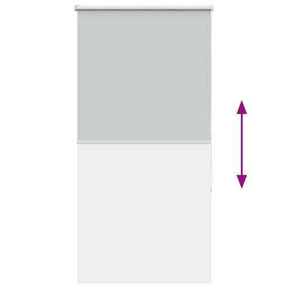 Tenda a Rullo Oscurante 80x130 cm Larghezza Tessuto 75,7 cm | homemem39