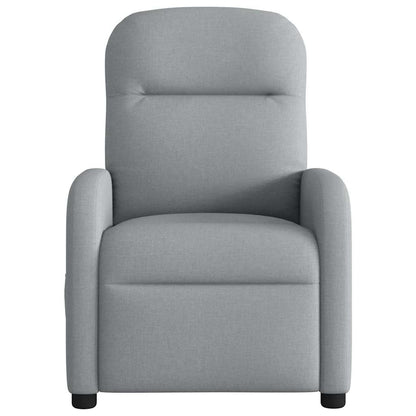 Poltrona Reclinabile in Tessuto Grigio Chiaro | homemem39