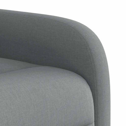 Poltrona Reclinabile in Tessuto Grigio Chiaro | homemem39