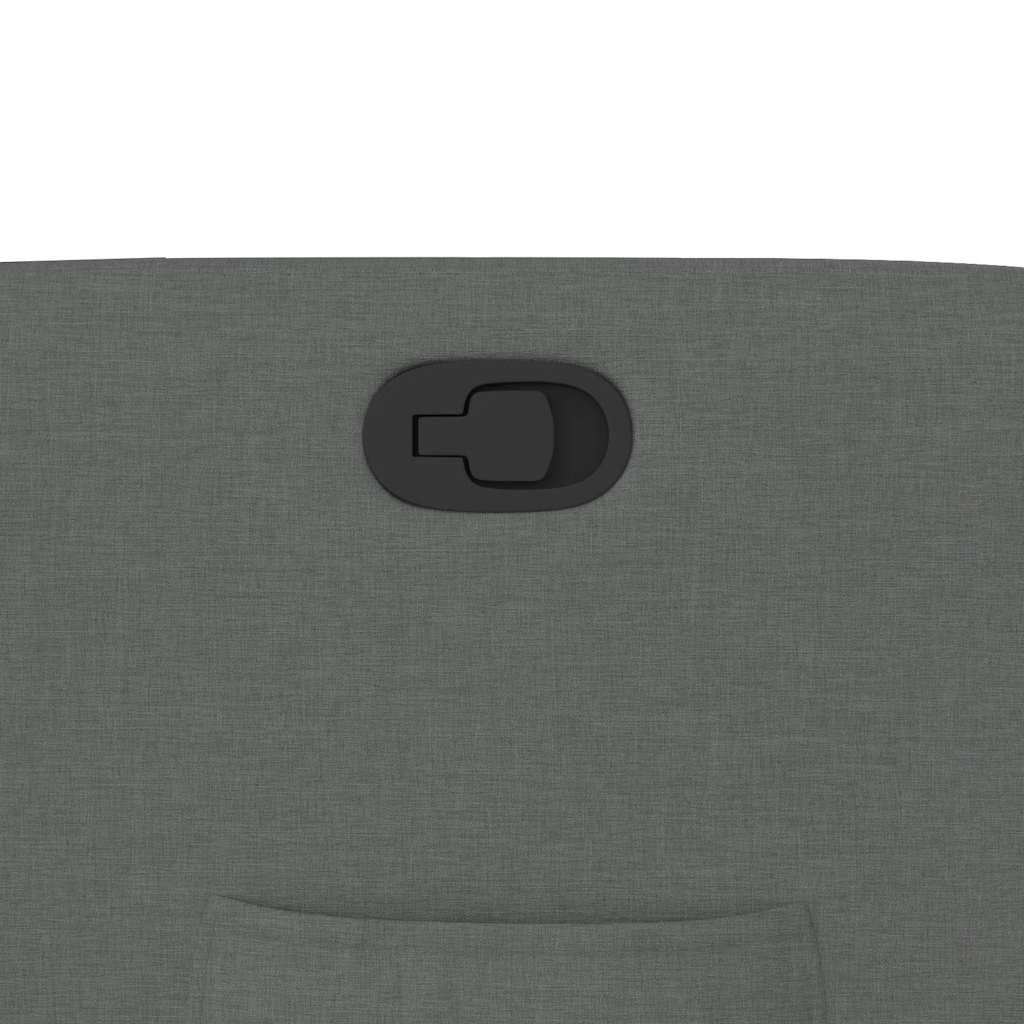 Poltrona Reclinabile in Tessuto Grigio Scuro | homemem39