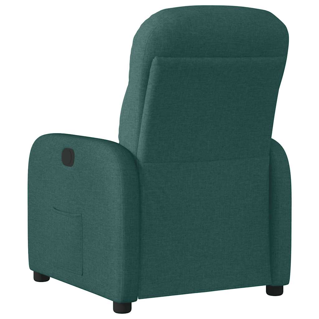 Poltrona Reclinabile in Tessuto Verde Scuro | homemem39