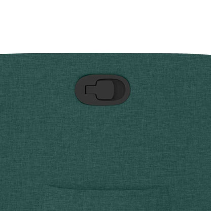 Poltrona Reclinabile in Tessuto Verde Scuro - homemem39