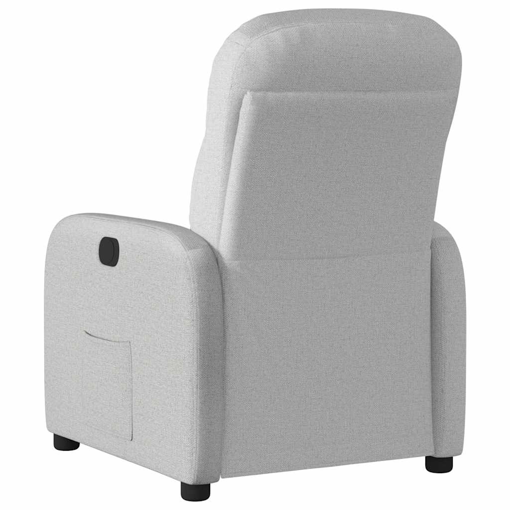 Poltrona Reclinabile in Tessuto Grigio Nuvola | homemem39