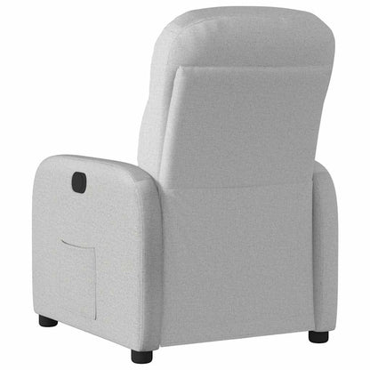 Poltrona Reclinabile in Tessuto Grigio Nuvola | homemem39