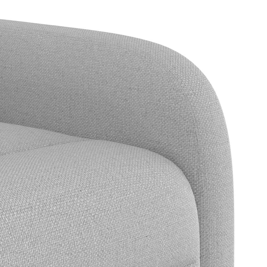 Poltrona Reclinabile in Tessuto Grigio Nuvola | homemem39