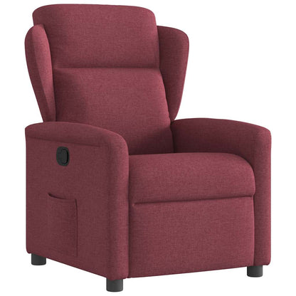 Poltrona Reclinabile in Rosso Vino
