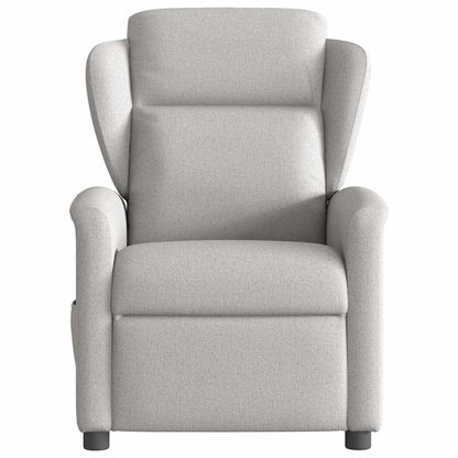 Poltrona Reclinabile in Tessuto Grigio Nuvola | homemem39