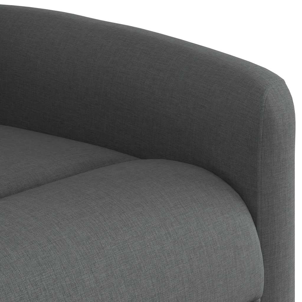 Poltrona Reclinabile in Tessuto Grigio Scuro | homemem39