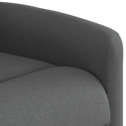 Poltrona Reclinabile in Tessuto Grigio Scuro | homemem39