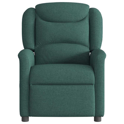 Poltrona Reclinabile in Tessuto Verde Scuro | homemem39