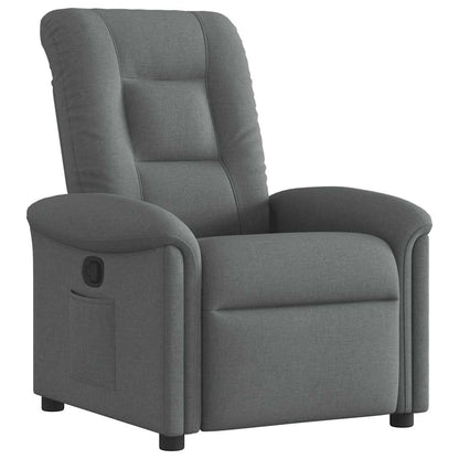 Poltrona Reclinabile in Tessuto Grigio Scuro | homemem39