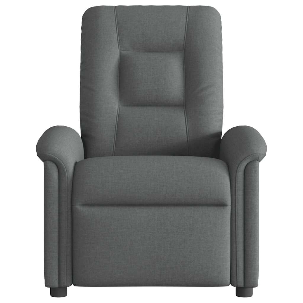 Poltrona Reclinabile in Tessuto Grigio Scuro | homemem39