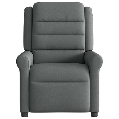 Poltrona Reclinabile in Tessuto Grigio Scuro | homemem39