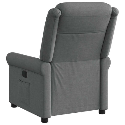 Poltrona Reclinabile in Tessuto Grigio Scuro | homemem39