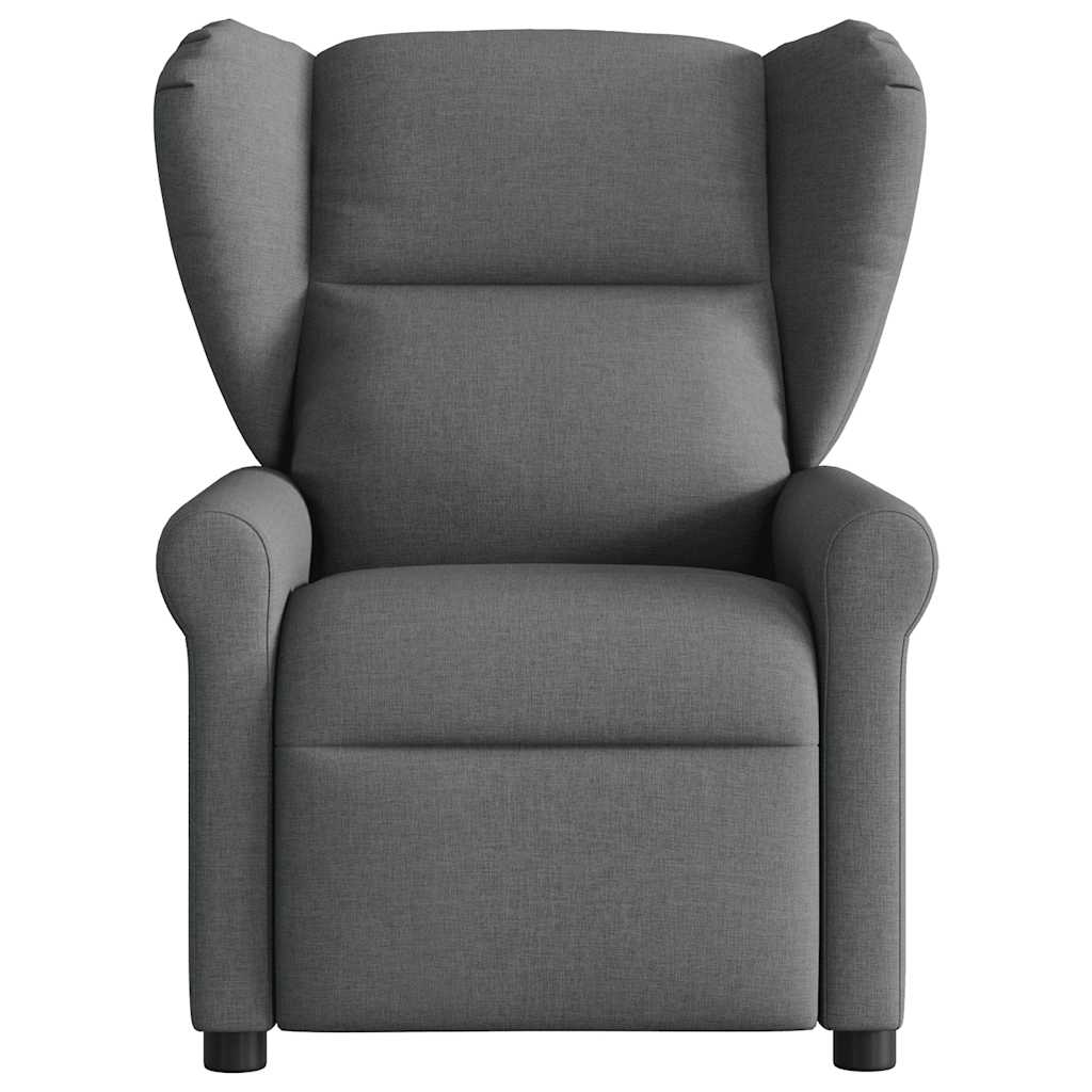 Poltrona Reclinabile in Tessuto Grigio Scuro | homemem39